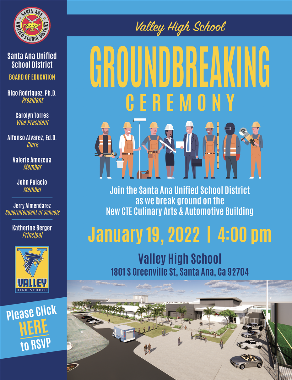 1-19-22 Groundbreaking Ceremony at Valley HS